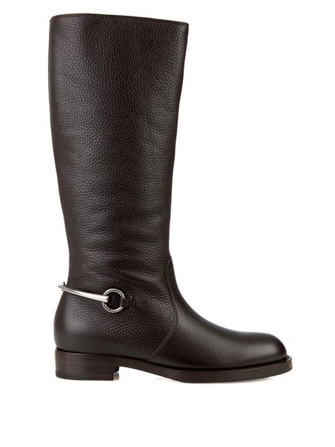 brown gucci riding boots|Gucci Women's Brown Boots .